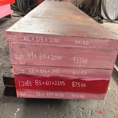 صفحه فولادی آسیاب شده 50 میلی متری D3 Cold Work Die Tool 1.2080 / Cr12